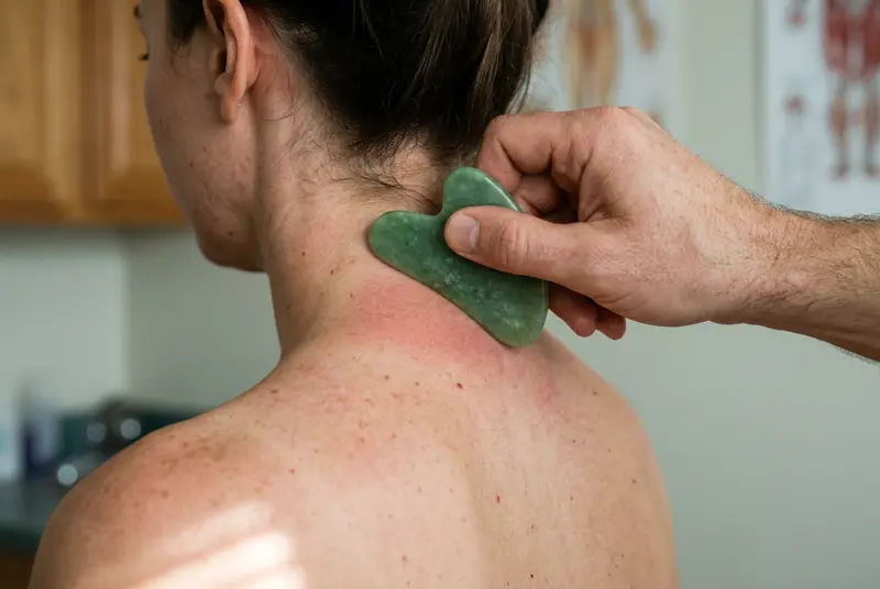 Gua sha treatment at J.P. Hou Institute Orlando & Altamonte Springs