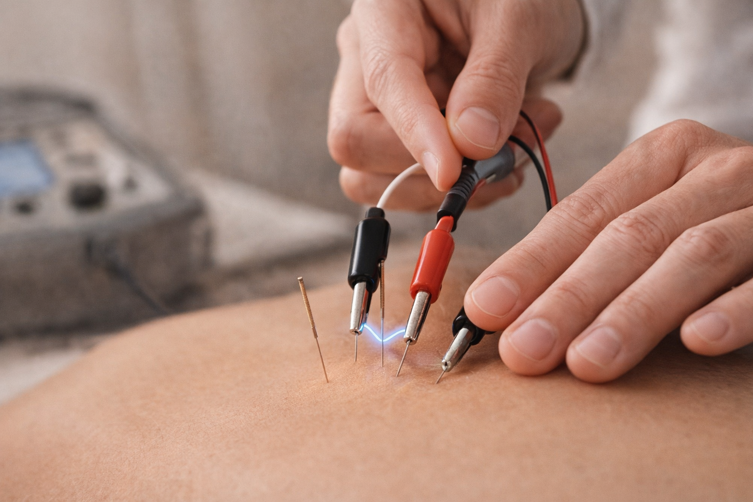 Electroacupuncture treatment at J.P. Hou Institute Orlando & Altamonte Springs